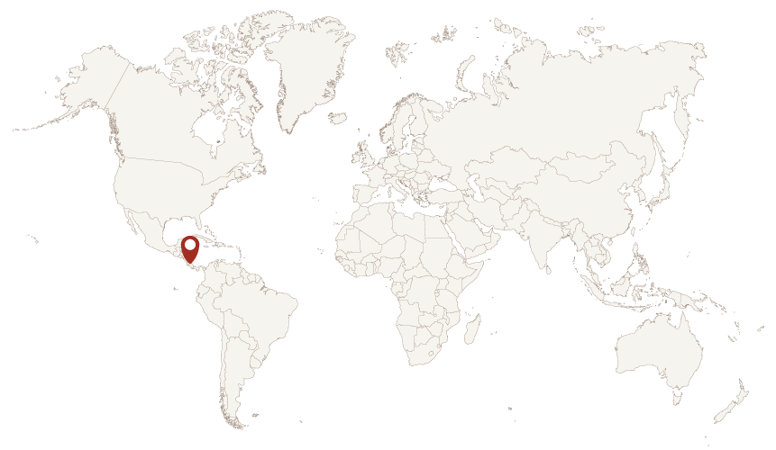costa rica coffee map